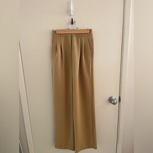 Aritzia effortless pants tan 00 regular